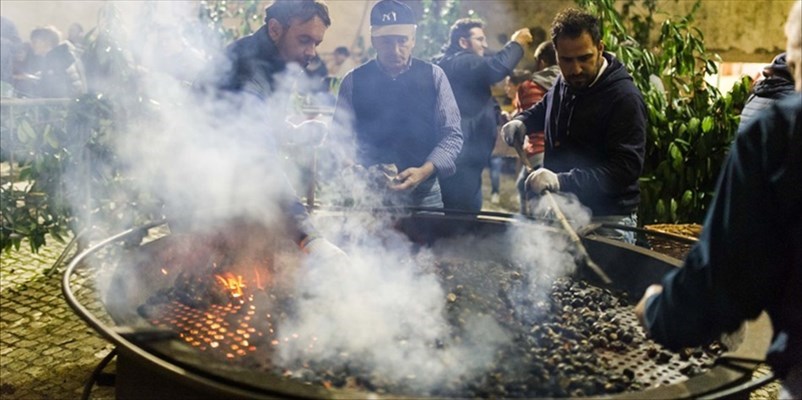 San Martino: castagne e vino