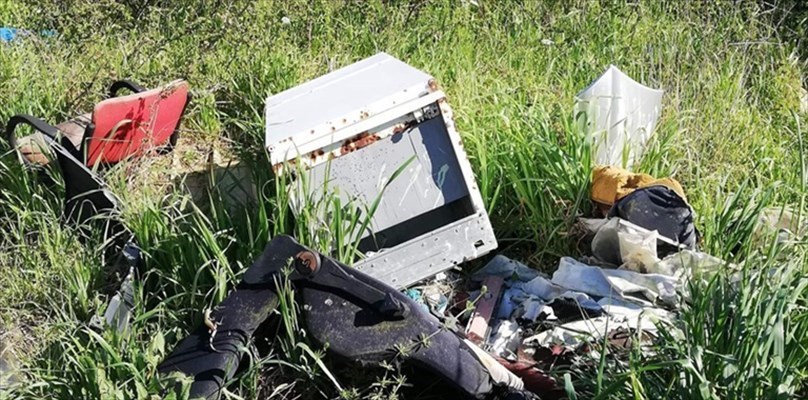 Discarica a cielo aperto.