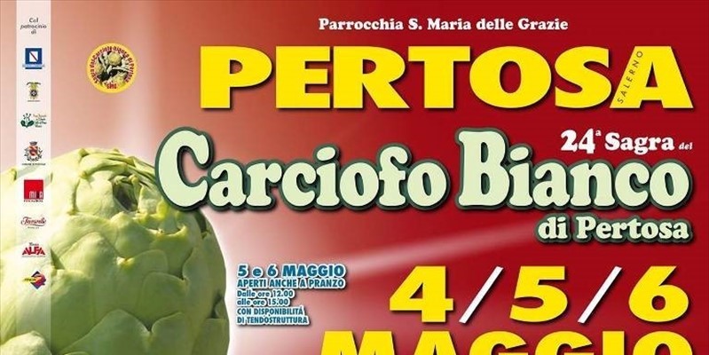 Sagra del Carciofo Bianco di Pertosa: dal 4 al 6 maggio la XXIV edizione