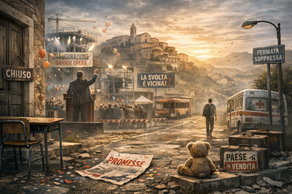 Le illusioni finanziate: quando lo spreco fa la morale, alimenta campagne elettorali e i paesi si svuotano