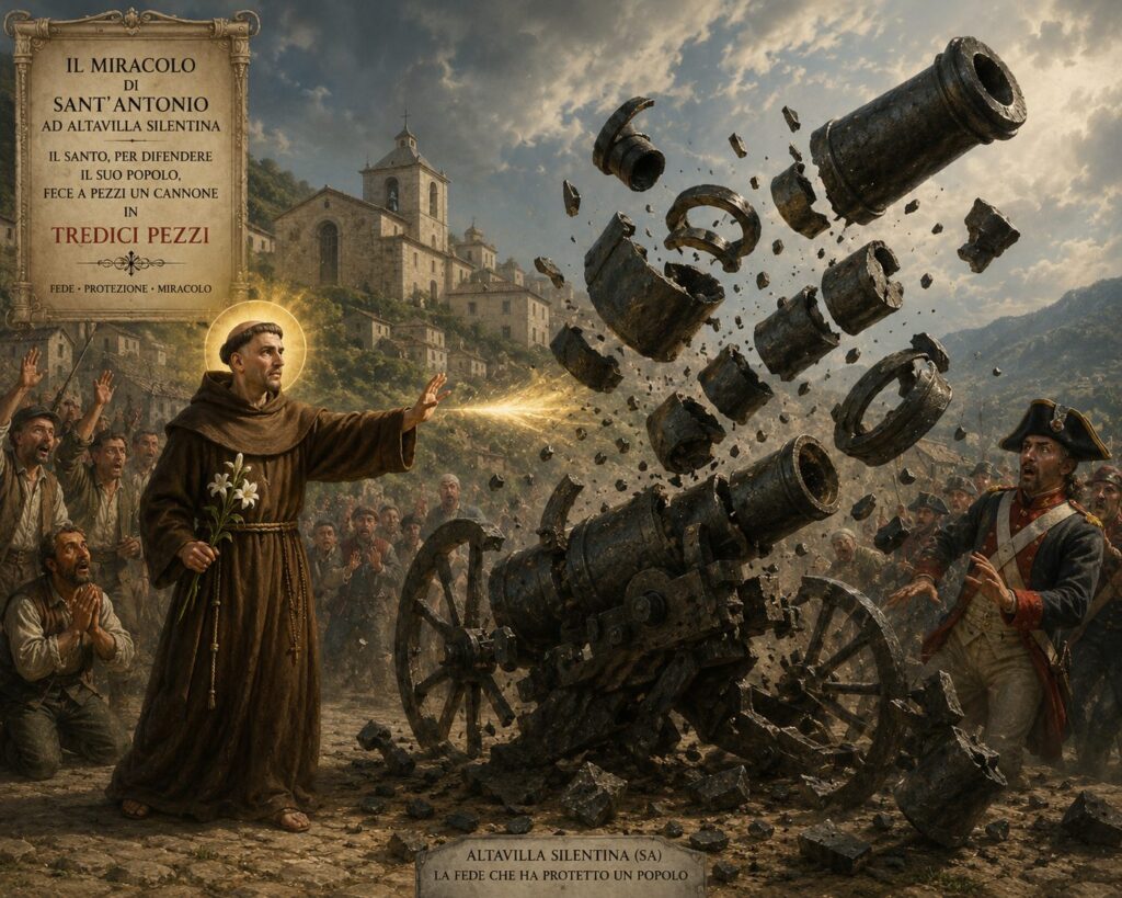 Quando Altavilla Silentina affidò il suo destino a Sant’Antonio da Padova Immagine realizzata con AI