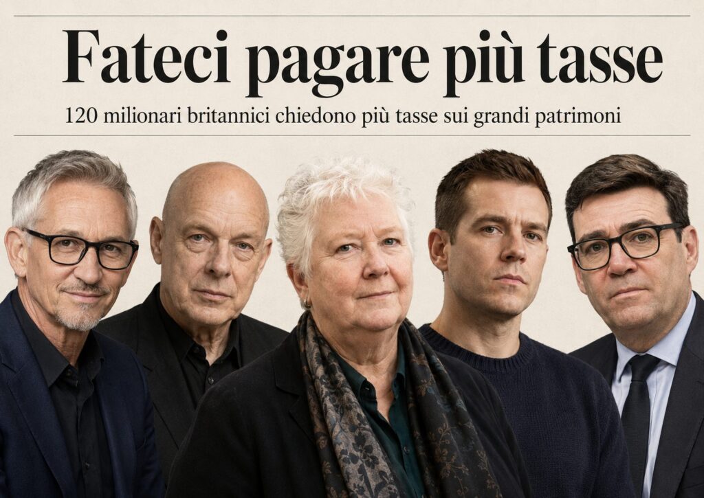 «FATECI PAGARE PIÙ TASSE!»