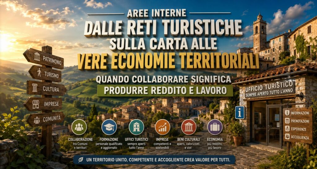 Aree interne, dalle reti turistiche sulla carta alle vere economie territoriali: quando collaborare significa produrre reddito e lavoro