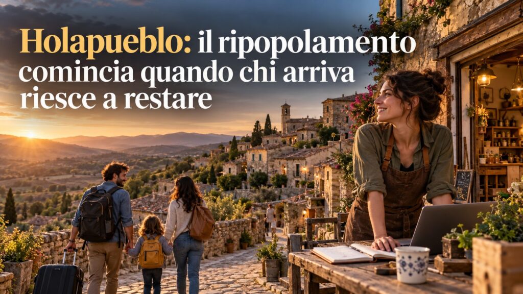 Holapueblo: il ripopolamento comincia quando chi arriva riesce a restare